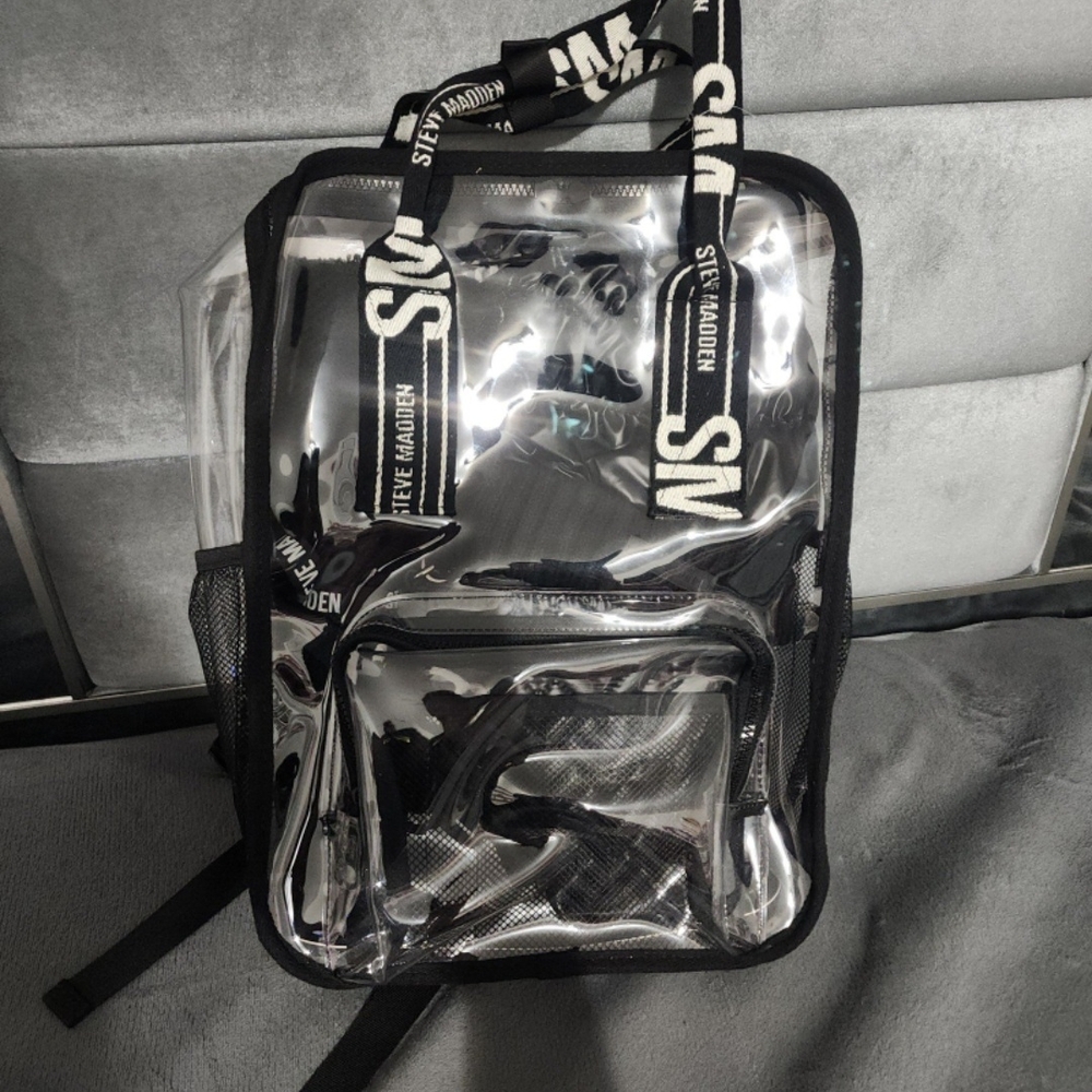 Steve Madden Clear Backpack